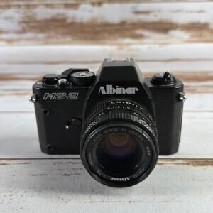 Albinar MS-2 35mm Film Camera w/ 50mm f/1.9 Lens Vintage Japan Manual Tested